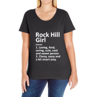 Rock Hill Girl Mo Missouri Funny City Home Roots Gift Ladies Curvy T-shirt | Artistshot