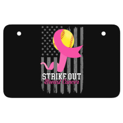 Strike Out Breast Cancer Awareness Softball Pink Ribbon - Strike Out Breast  Cancer Awareness Soft - Sticker