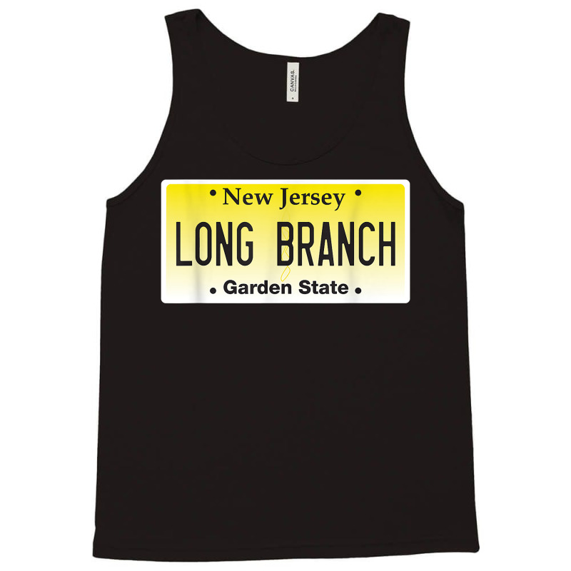 Long Branch Nj New Jersey License Plate Beach Jersey Shore T Shirt Tank Top | Artistshot