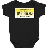 Long Branch Nj New Jersey License Plate Beach Jersey Shore T Shirt Baby Bodysuit | Artistshot