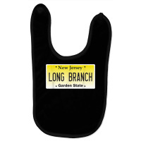 Long Branch Nj New Jersey License Plate Beach Jersey Shore T Shirt Baby Bibs | Artistshot