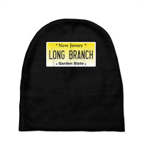 Long Branch Nj New Jersey License Plate Beach Jersey Shore T Shirt Baby Beanies | Artistshot