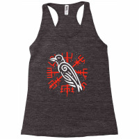 Odin Vegvisir Raven â€“ Runes Viking Racerback Tank | Artistshot