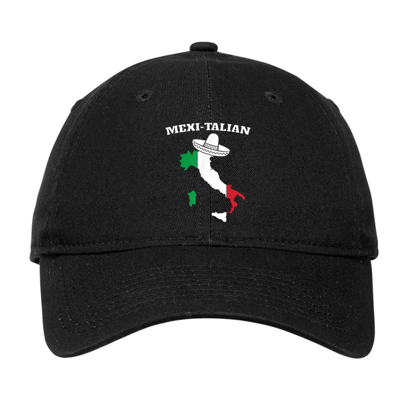 Mexitalian! Funny Cinco De Mayo Mexican Italian Adjustable Cap by AMderra12 | Artistshot