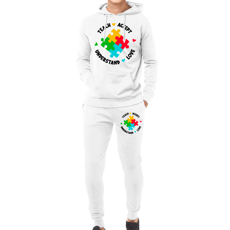 Teach Accept Understand Love Hoodie & Jogger set by paulscott Art | Artistshot