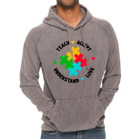 Teach Accept Understand Love Vintage Hoodie | Artistshot