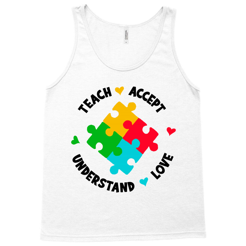 Teach Accept Understand Love Tank Top by paulscott Art | Artistshot