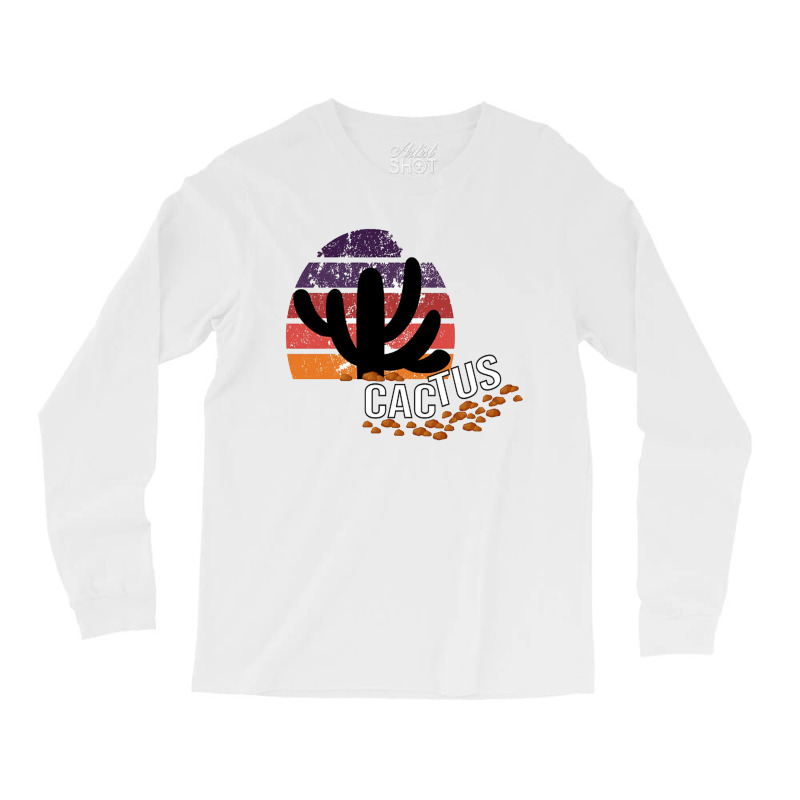 Cactus Sunset Long Sleeve Shirts | Artistshot