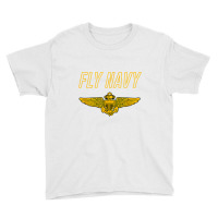 Fly Navy Shirt Classic Naval Officer Pilot Wings Tee Youth Tee | Artistshot