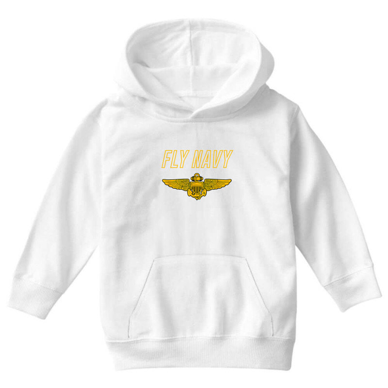 Fly Navy Shirt Classic Naval Officer Pilot Wings Tee Youth Hoodie by longduong89 | Artistshot