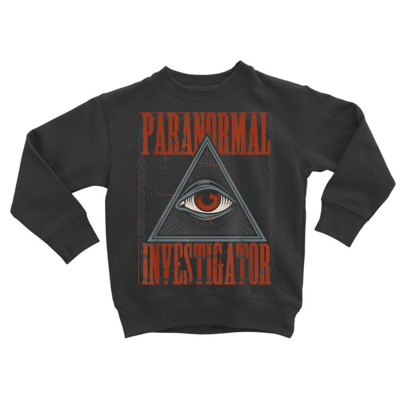 Paranormal Investigator Ghost Hunter Halloween Costume T Shirt Toddler Sweatshirt by hollymu | Artistshot