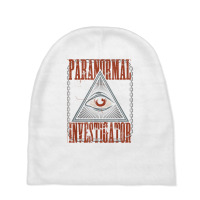 Paranormal Investigator Ghost Hunter Halloween Costume T Shirt Baby Beanies | Artistshot