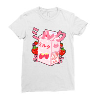 Japanese Kawaii Strawberry Ladies Fitted T-shirt | Artistshot