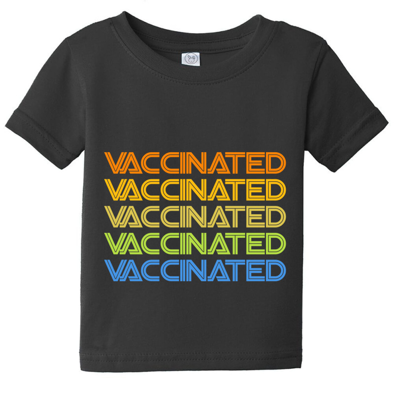 Vaccinated Retro Baby Tee by elasting | Artistshot