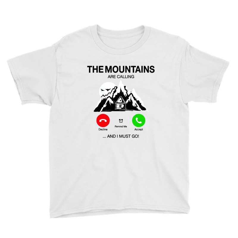 The Mountains Are Calling Youth Tee by Jober | Artistshot