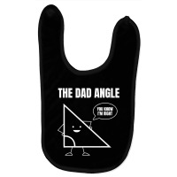 Mens Funny Math Joke Angle Dad Angle Fathers Day Baby Bibs | Artistshot