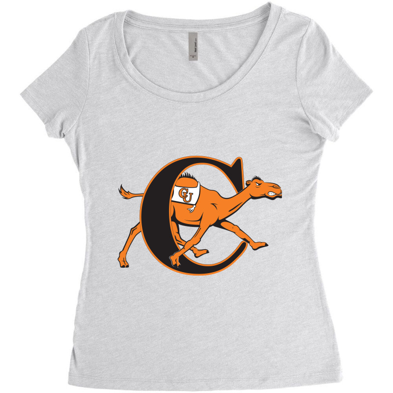 Campbell Fighting Camels Women's Triblend Scoop T-shirt by abdarshop | Artistshot