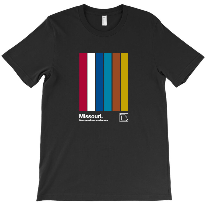 Missouri State Flag Original Minimalist Artwork Poster Design T-shirt | Artistshot