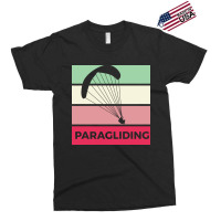 Paragliding Silhouette Sport Activity Vector Graphic Exclusive T-shirt | Artistshot