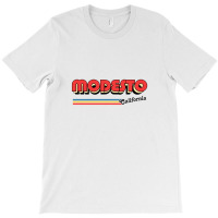 Modesto, Ca Retro Typography Design T-shirt | Artistshot