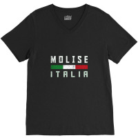 Molise Italia Italy Typography Design V-neck Tee | Artistshot