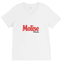 Molise Italia Typography Region Design V-neck Tee | Artistshot