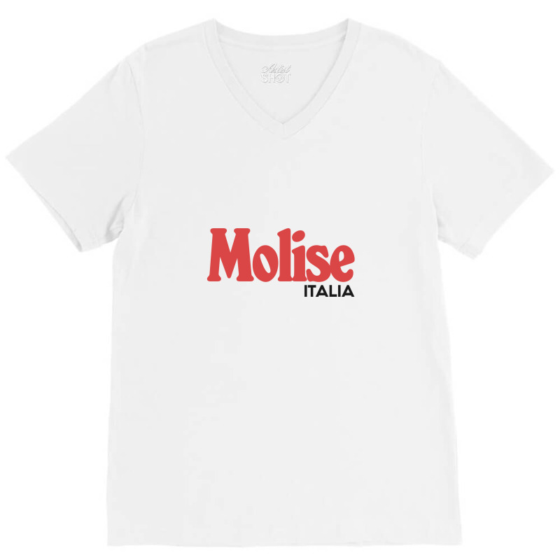 Molise Italia Typography Region Design V-neck Tee | Artistshot