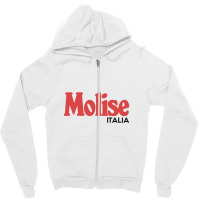 Molise Italia Typography Region Design Zipper Hoodie | Artistshot