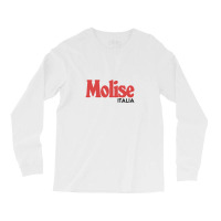 Molise Italia Typography Region Design Long Sleeve Shirts | Artistshot