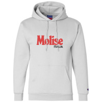 Molise Italia Typography Region Design Champion Hoodie | Artistshot