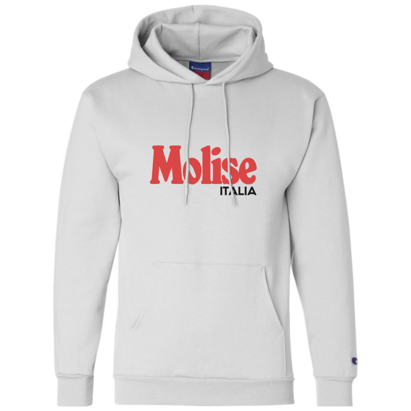 Molise Italia Typography Region Design Champion Hoodie | Artistshot