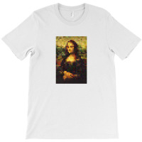 Mona Lisa Pixel Design Tee T-shirt | Artistshot