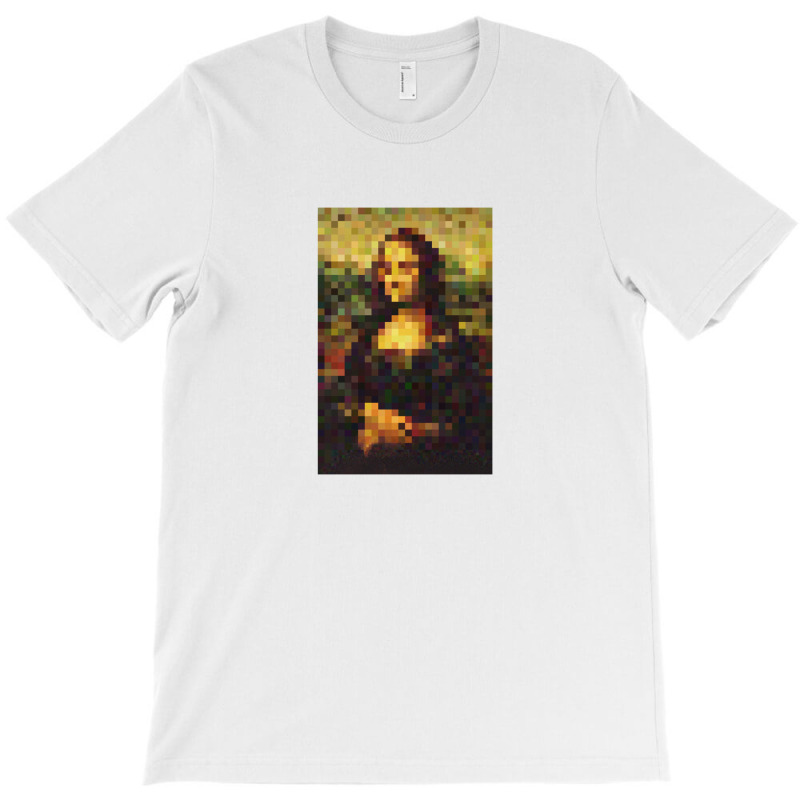 Mona Lisa Pixel Design Tee T-shirt | Artistshot