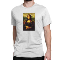 Mona Lisa Pixel Design Tee Classic T-shirt | Artistshot