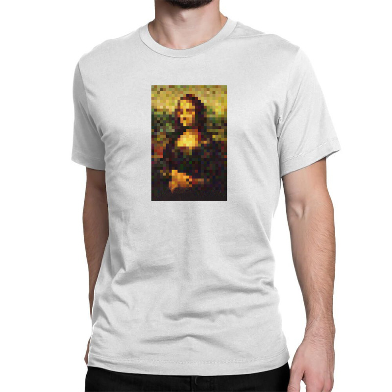 Mona Lisa Pixel Design Tee Classic T-shirt | Artistshot