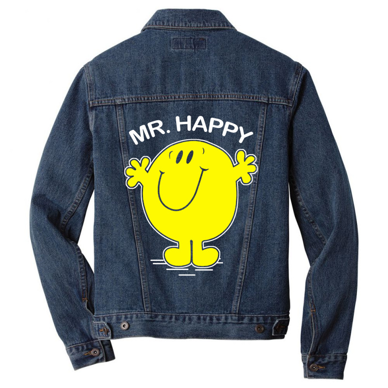 Mr Happy Men Denim Jacket | Artistshot