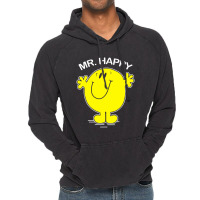 Mr Happy Vintage Hoodie | Artistshot