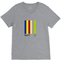 Montana Original Minimalist Artwork Poster Design V-neck Tee | Artistshot