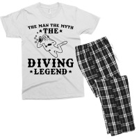 Diving Legend Men's T-shirt Pajama Set | Artistshot