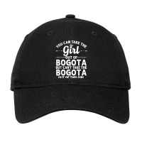 Girl Out Of Bogota Nj New Jersey Gift Funny Home Roots Usa T Shirt Adjustable Cap | Artistshot