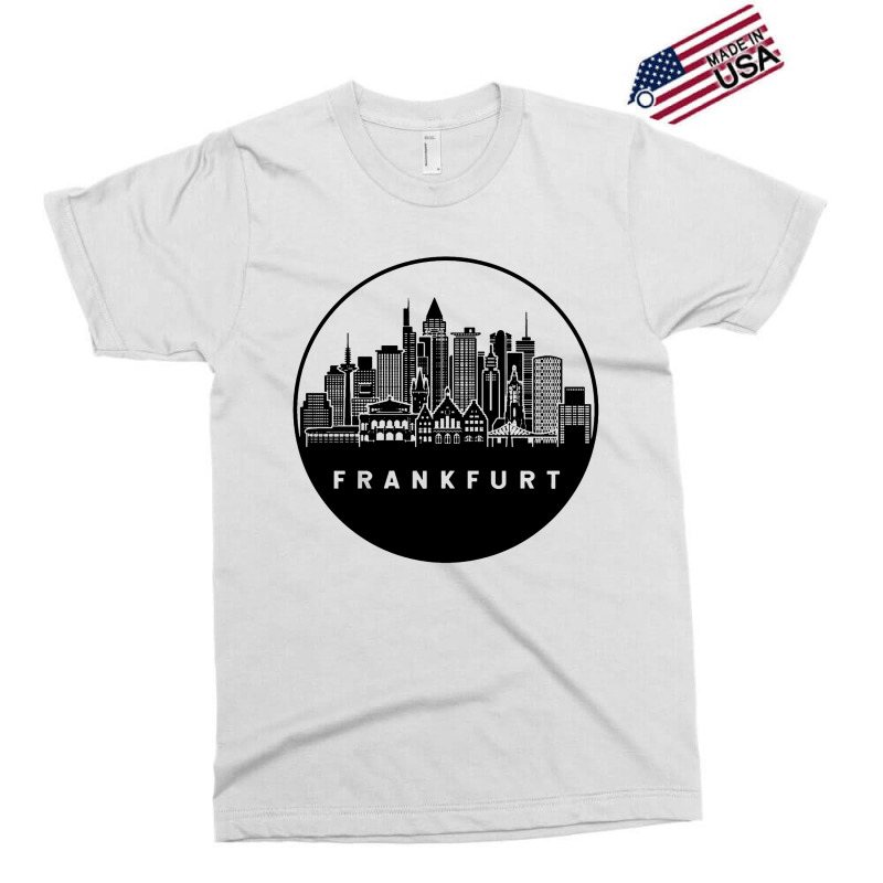 Frankfurt Germany Skyline Exclusive T-shirt by Lemah Pasir | Artistshot