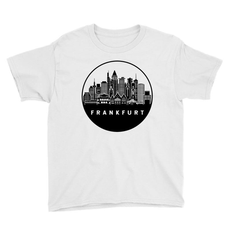 Frankfurt Germany Skyline Youth Tee by Lemah Pasir | Artistshot