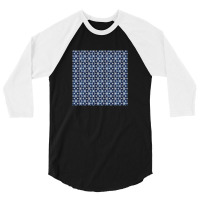 Moroccan Tile Design Pattern 3/4 Sleeve Shirt | Artistshot