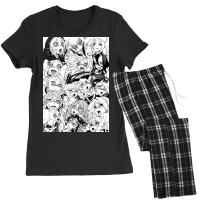 Ahegao Face Gray Anime Women's Pajamas Set | Artistshot