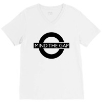 Mind The V-neck Tee | Artistshot