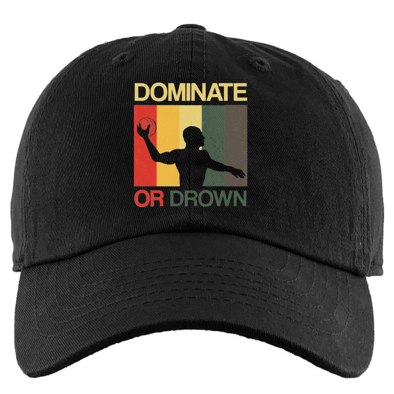 Water Polo Dominate Or Drown Funny Waterpolo Sports Player Kids Cap by ARpemie | Artistshot