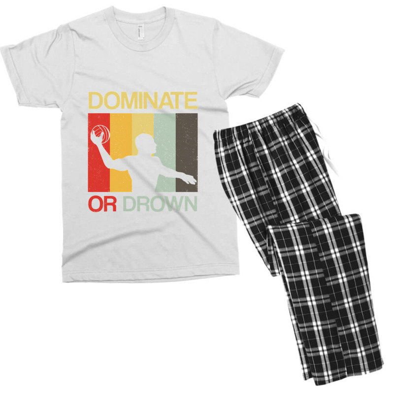 Water Polo Dominate Or Drown Funny Waterpolo Sports Player Men's T-shirt Pajama Set by ARpemie | Artistshot