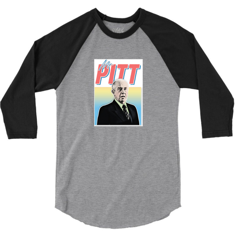 Mr Pitt Fan Art 3/4 Sleeve Shirt | Artistshot