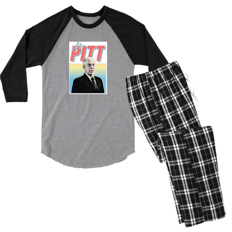 Mr Pitt Fan Art Men's 3/4 Sleeve Pajama Set | Artistshot