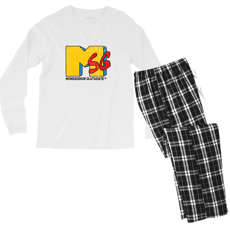 Msg 90s Aesthetic Funny Men's Long Sleeve Pajama Set | Artistshot